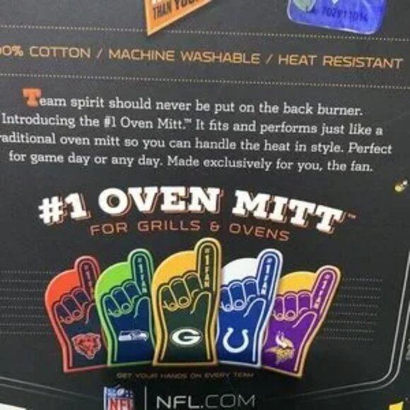 Gift Set NFL Pittsburgh STEELERS Oven Mitt Oven Pad Washcloth 3 Piece Set - Picture 14 of 16